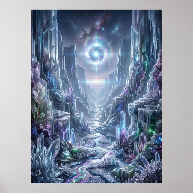 Poster Anomalie lumineuse de Crystal Canyon (Devant)