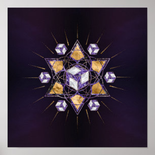 Poster Antahkarana dans Sacred Geometry Orament