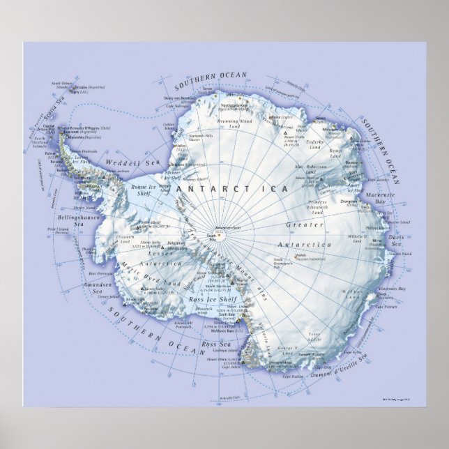 Poster Antarctique 2 (Devant)