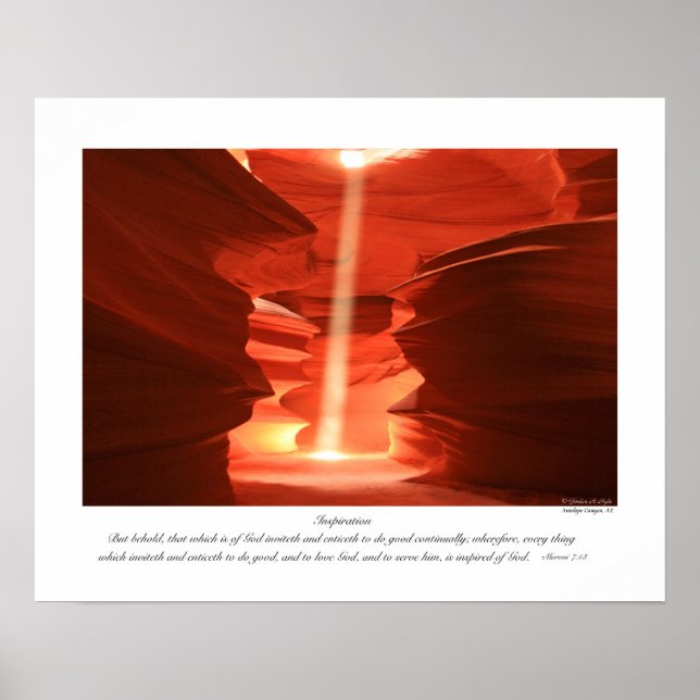 Poster Antelope Canyon (Devant)