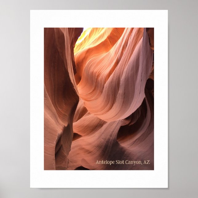 Poster Antelope Slot Canyon, Arizona (Devant)