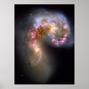 Poster Antennes Galaxies 18x24 (21x28)