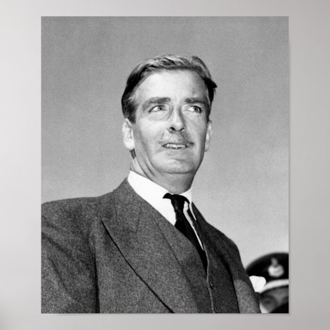 Poster Anthony Eden Portrait - Potsdam Conference 1945 (Devant)