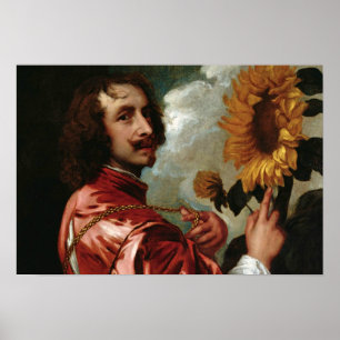 Poster Anthony van Dyck - Autoportrait