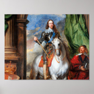 Poster Anthony Van Dyck - Charles Ier