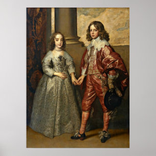 Poster Anthony van Dyck - William avec sa jeune mariée