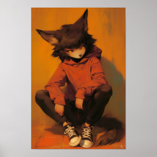 Poster Anthro Wolf