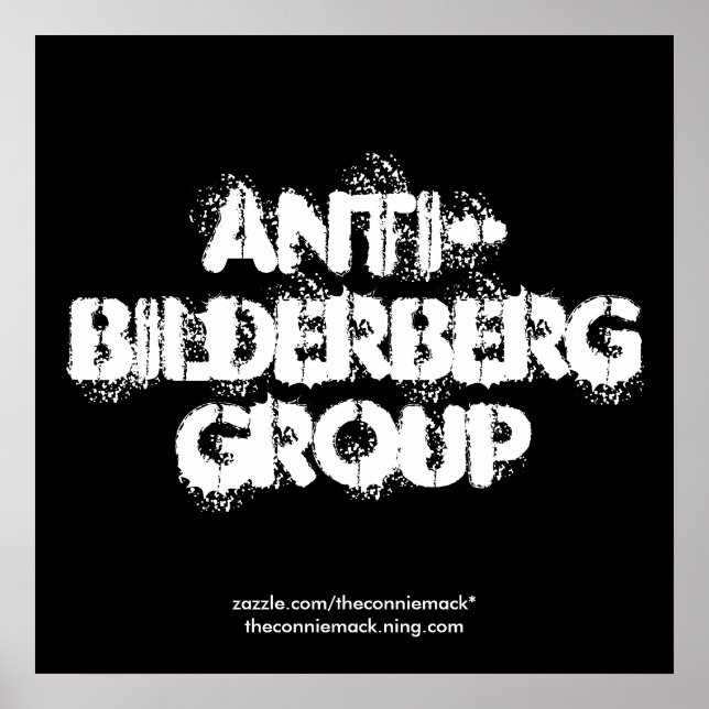 Poster Anti-Bilderberg II (Devant)