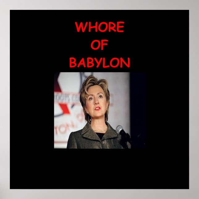 Poster anti-hillary 2016 (Devant)