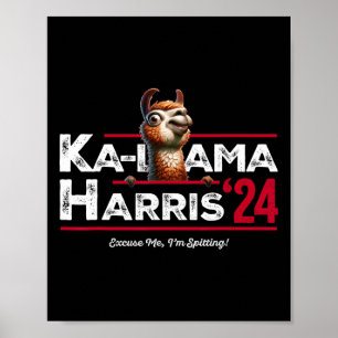 Poster Anti Kamala Harris 24 Pro Trump 2024 Humour Ka-lla