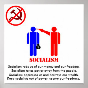Poster Anti-socialisme