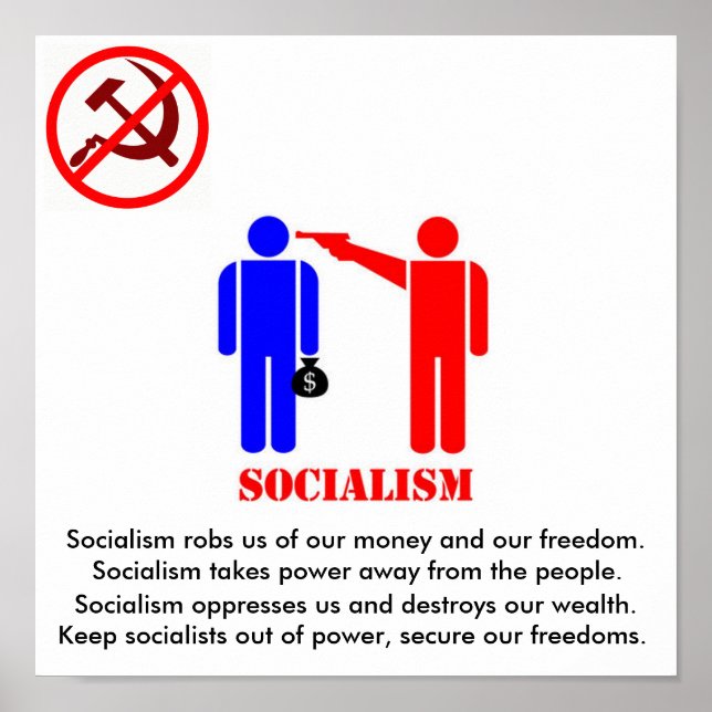 Poster Anti-socialisme (Devant)