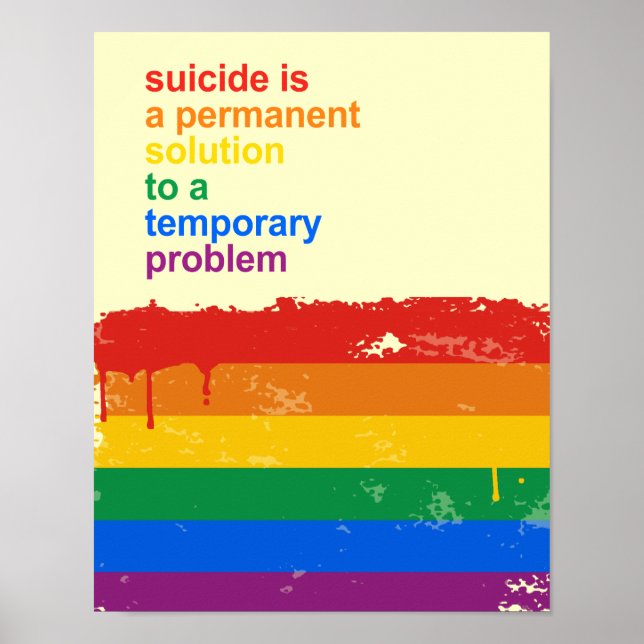 Poster Anti-suicide (Devant)