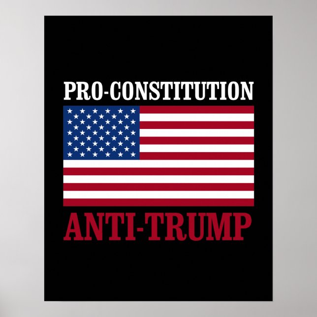 Poster Anti-Trump - Anti-Trump - (Devant)