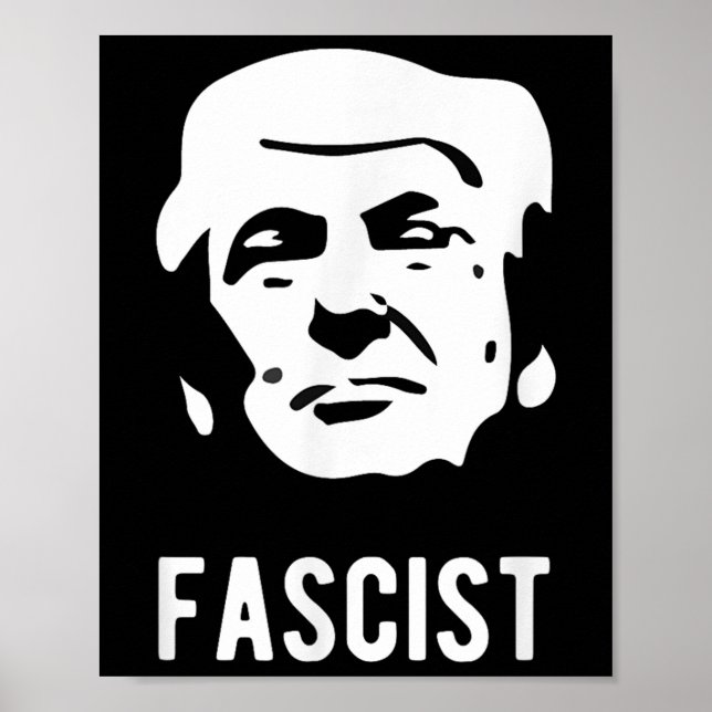 Poster Anti-Trump fasciste (Devant)