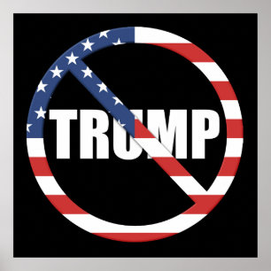 Poster Anti-Trump pro-démocratie