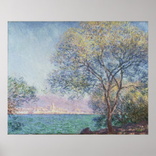 Poster Antibes in the Morning, Claude Monet, 1888