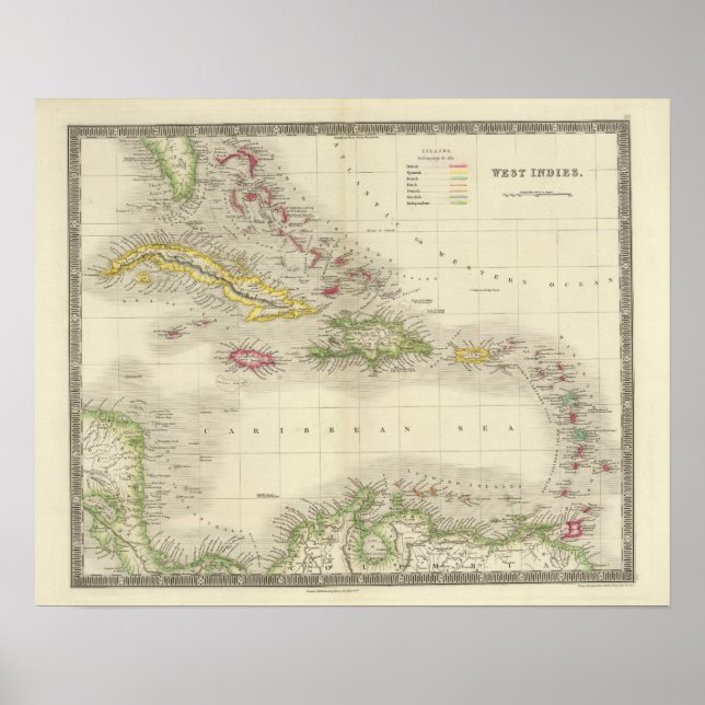 Poster Antilles 11 (Devant)