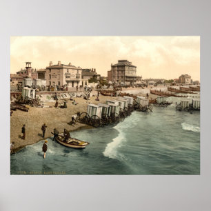 Poster Antique Angleterre bord de mer Bognor Regis, Susse