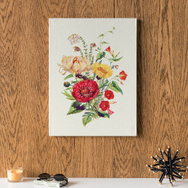 Poster Antique Aquarelle Botanique Imprimer