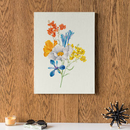 Poster Antique Aquarelle Botanique Imprimer