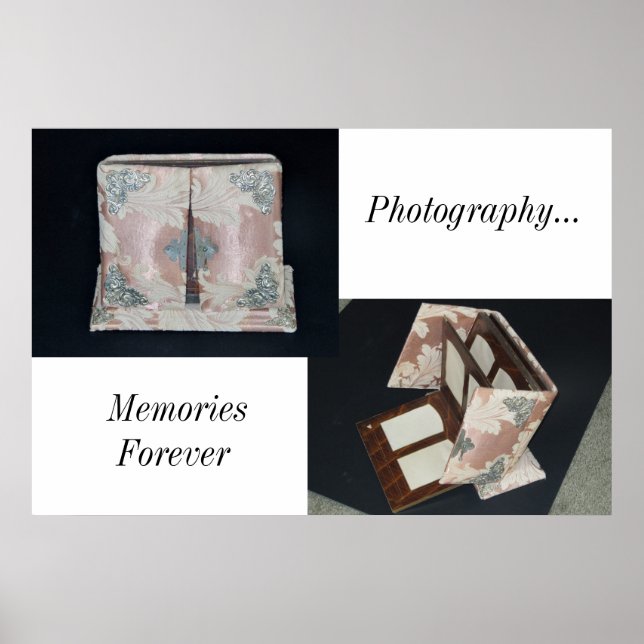 Poster/Antique Foto Album/Erinnerungen Poster (Vorne)