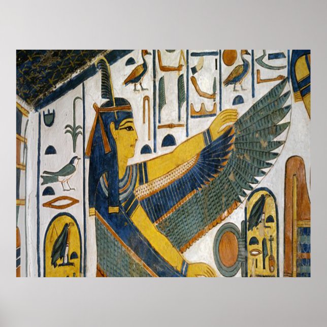 Poster antique pharaonique égyptien (Devant)