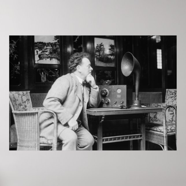 Poster Antique Radio, début des années 1900 (Devant)