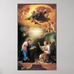 Poster Anton Raphael Mengs - Annunciation