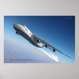 Poster Antonov An-225 Mriya : le plus gros avion du monde