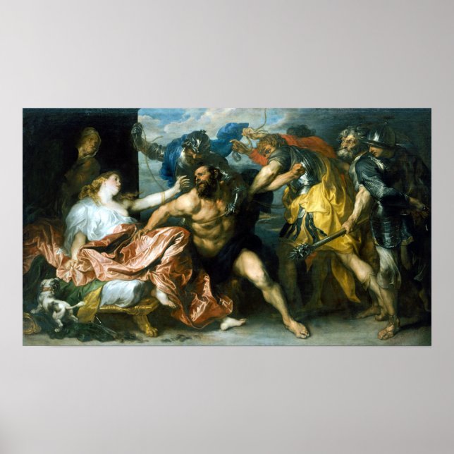 Poster Antony van Dyck Samson et Delilah (Devant)