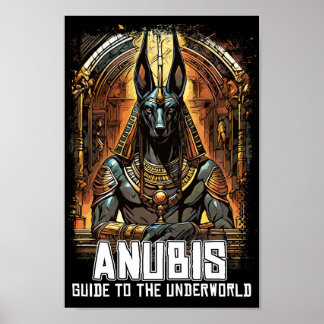 Poster Anubis Ancien Dieu égyptien de la mort