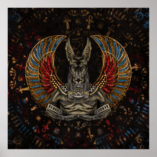 Poster Anubis - Dieu égyptien