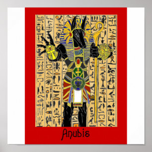 Poster Anubis Donner La Vie Pour Toujours