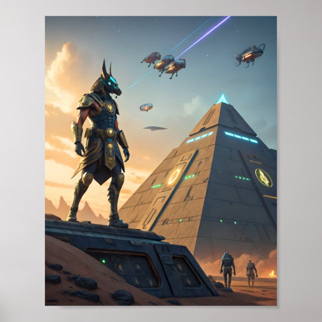 Poster Anubis : La guerre pour l'affiche Cosmos (Devant)