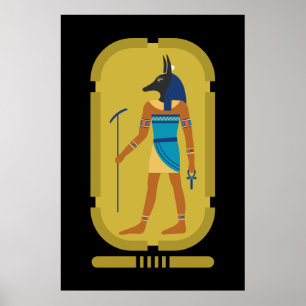 Poster Anubis Le Dieu Égyptien De La Mummification