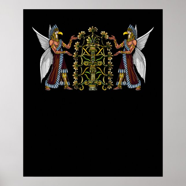 Poster Anunnaki Aliens Dieux Sumériens Anciens (Devant)