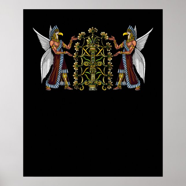 Poster Anunnaki Aliens Dieux Sumériens Anciens (Devant)