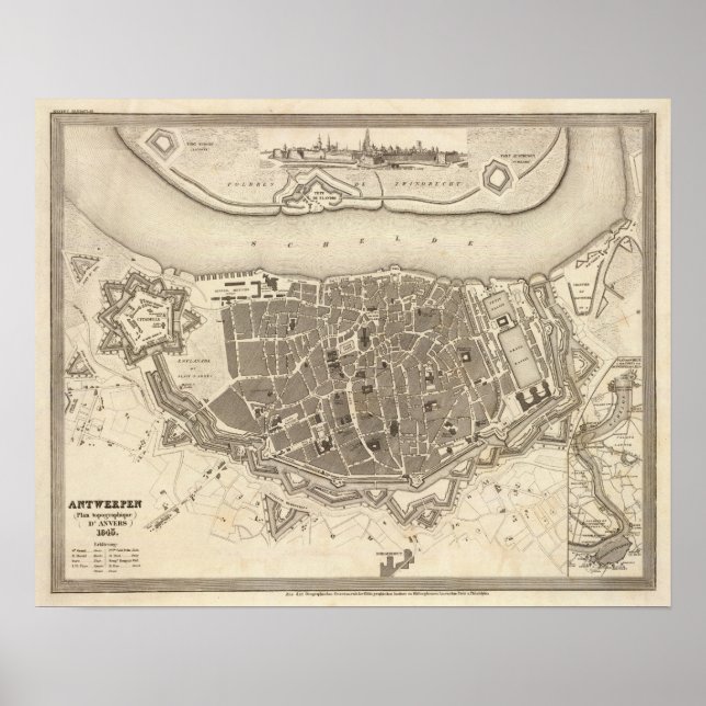 Poster Anvers, Belgique (Devant)