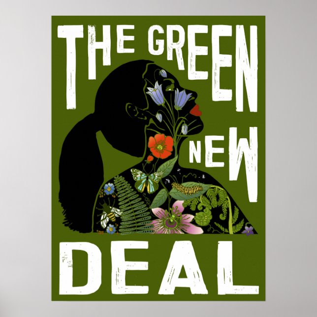Poster AOC - Green New Deal (Devant)