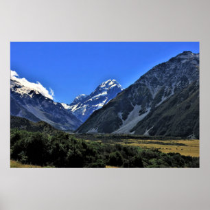 Poster Aoraki dans la vallée