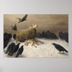 Poster Août Friedrich Schenck - Anguish