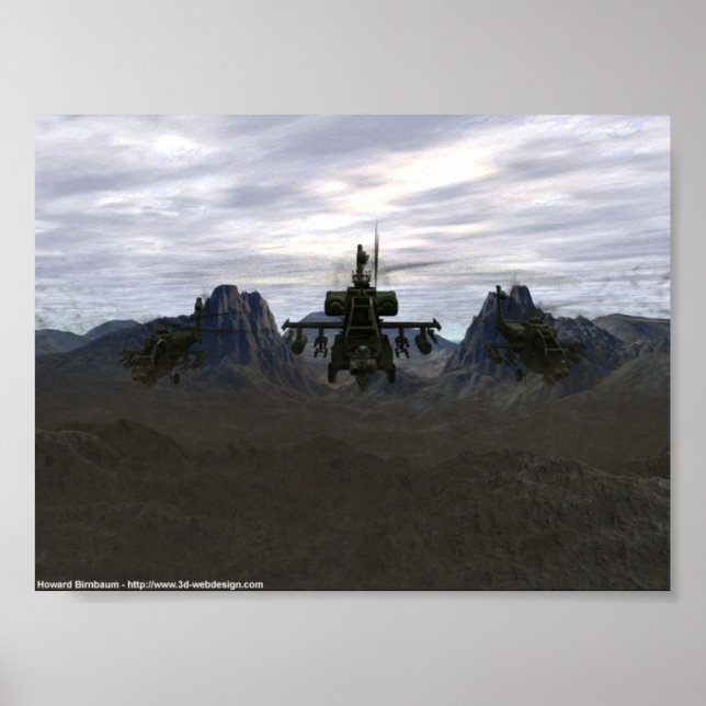 Poster Apaches sur le sondage (Devant)