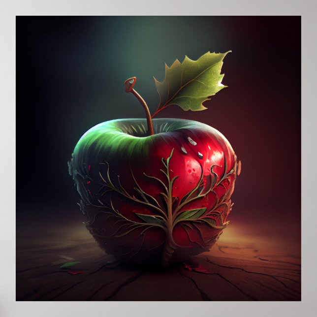 Poster Apfel (Vorne)