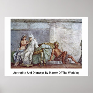 Poster Aphrodite And Dionysus By Master Of The Wedding