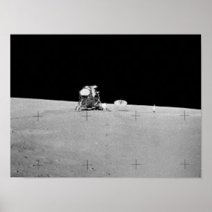 Poster Apollo 12 Lunar Landing Site
