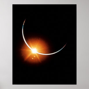 Poster Apollo 12 Vue de l'éclipse solaire
