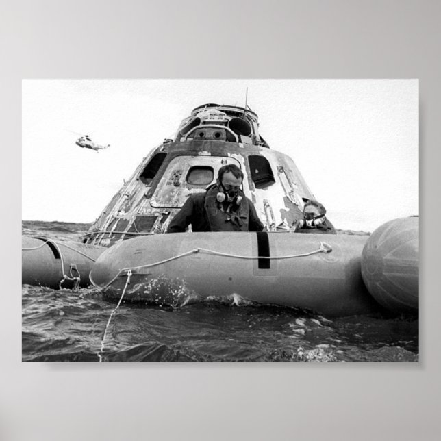 Poster Apollo 14 Splashdown & Recovery (Devant)