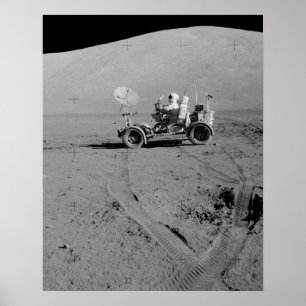 Poster Apollo 17 Véhicule roulant lunaire
