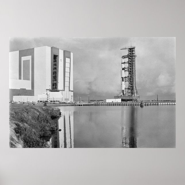 Poster Apollo 8 Déplacement à partir du bâtiment d'assemb (Devant)